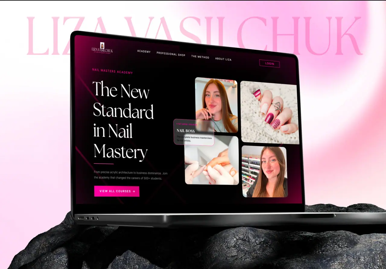 Liza Vasilchuk Nail Mastery Website