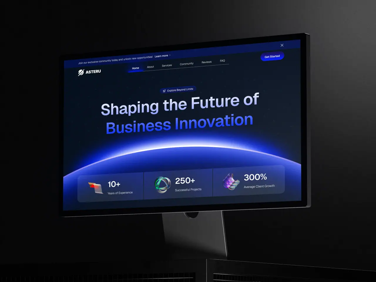 Desktop Dashboard UI